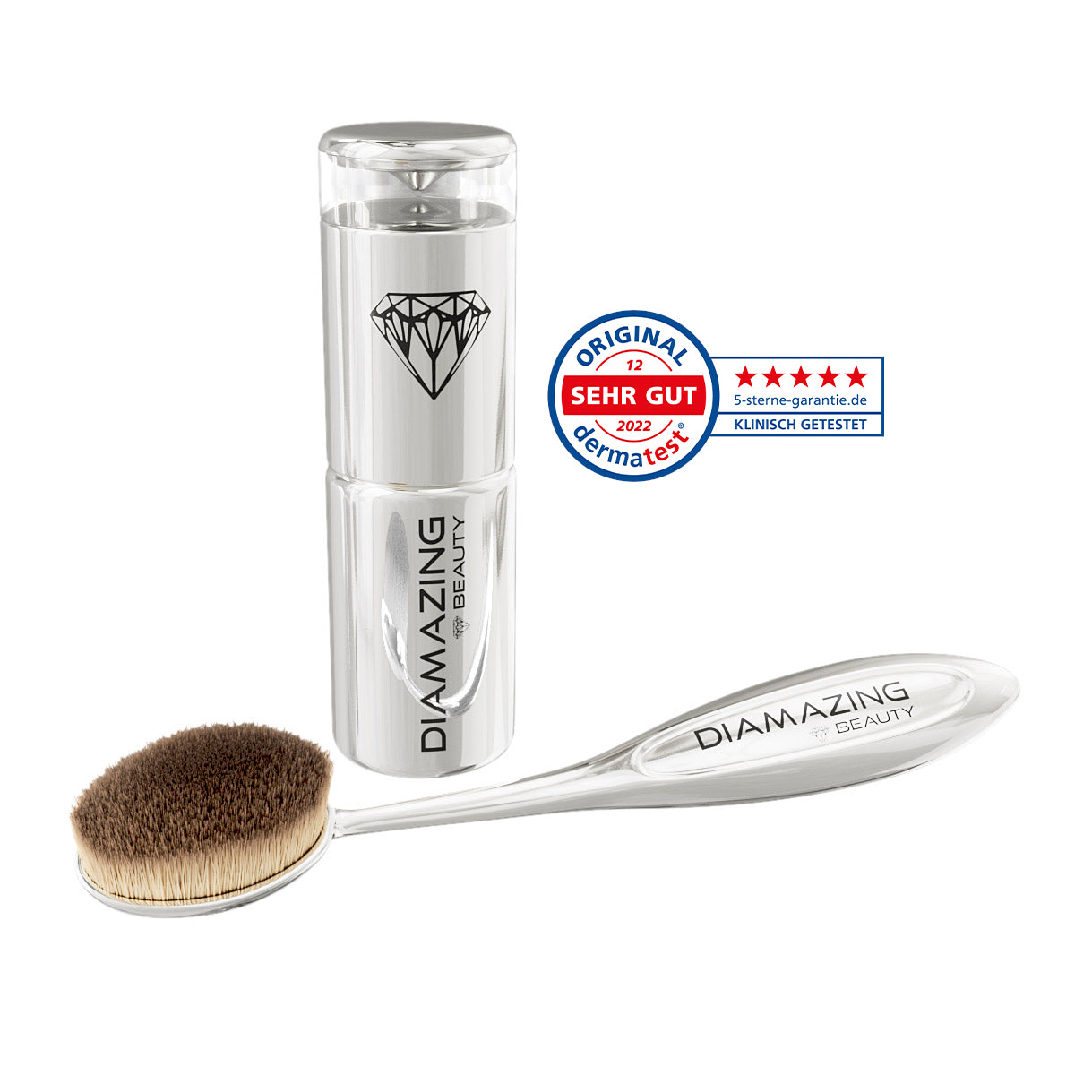 Diamazing Beauty Serum 30ml im Glasflacon inkl. Kuschelbürste, für jeden Hauttyp geeignet