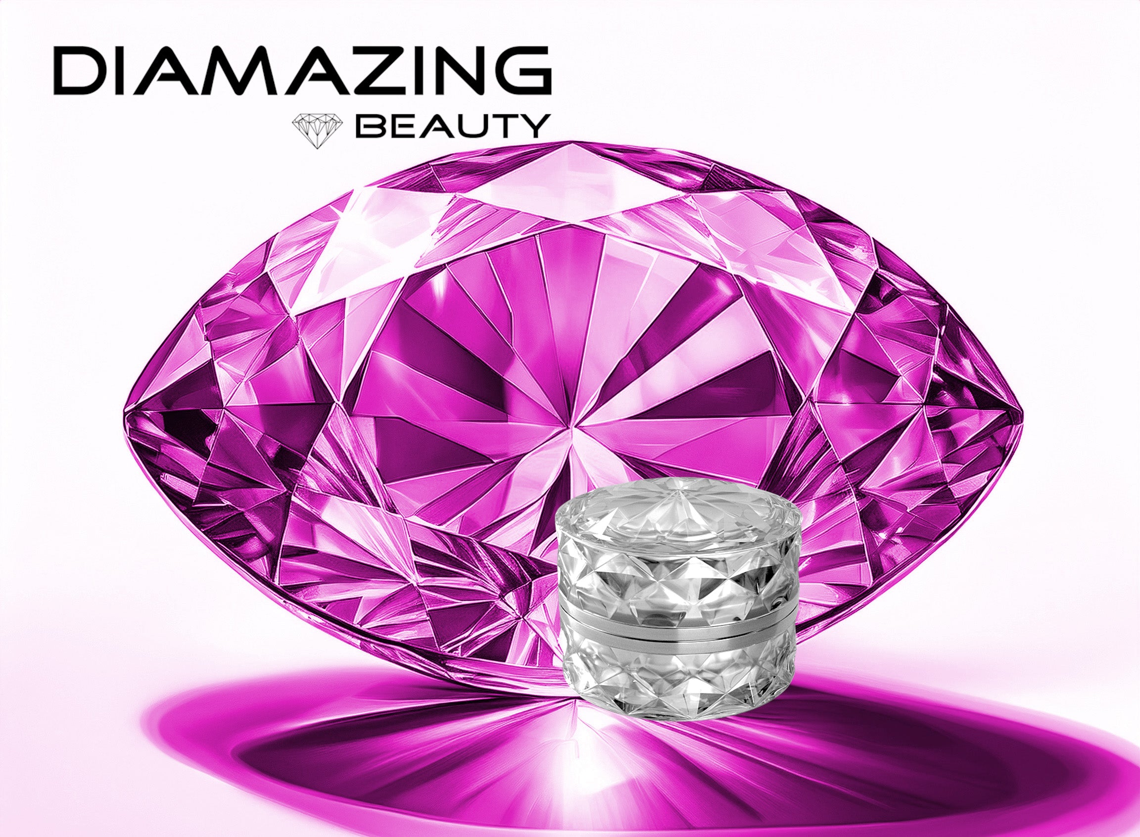 Diamazing Beauty Pink Eye Serum 2x 5ml in einem luxuriösen Flacon